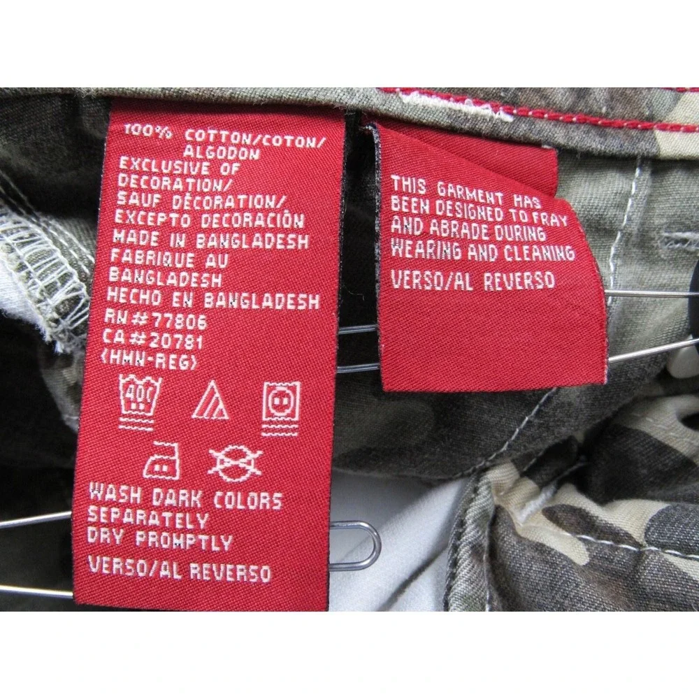 Tommy Hilfiger Red Label‎ Pants Men 36X31 Cargo Beige Baggy Grunge Military Y2K